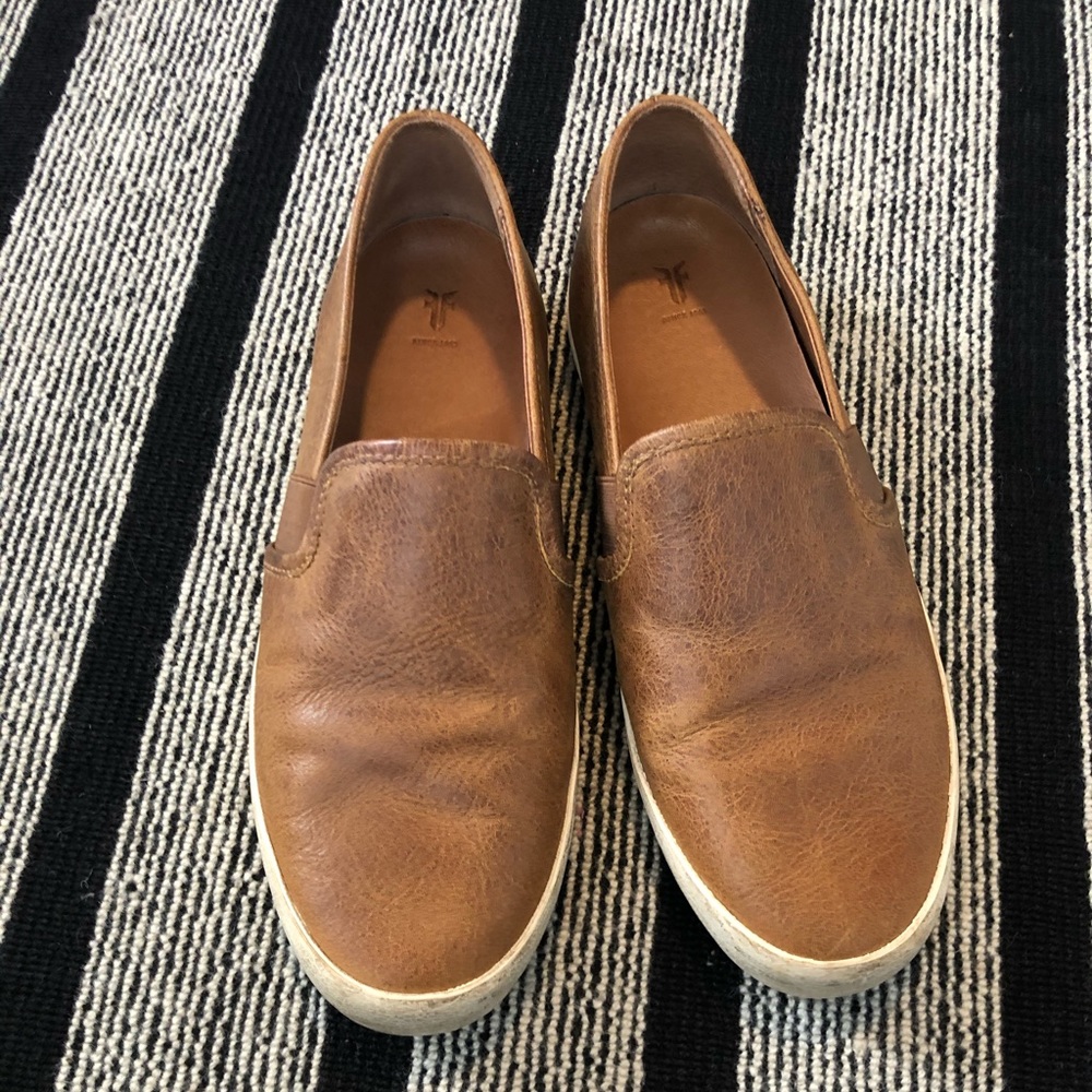 Frye Leather slip one Sz 8.5